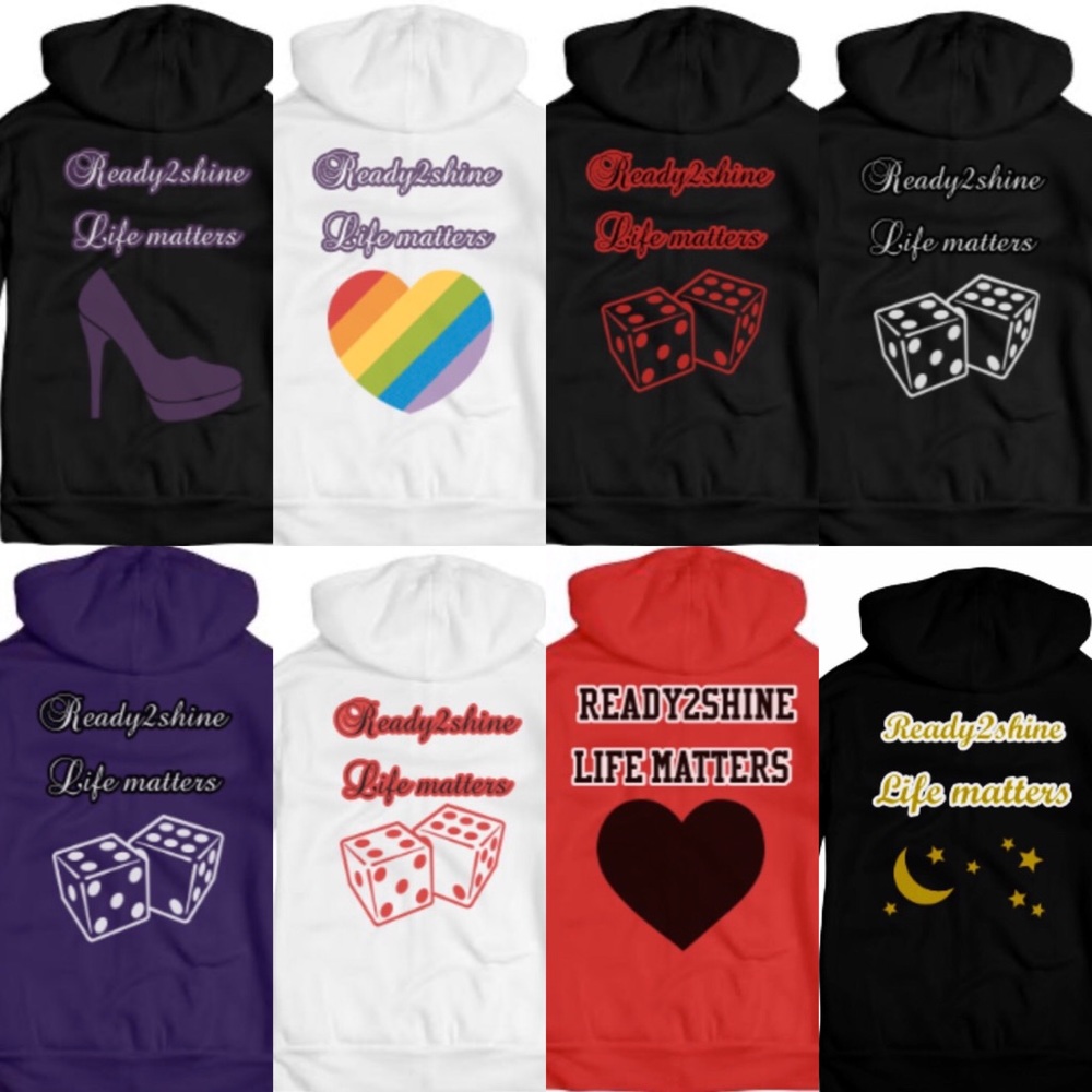 Ready2shine life matters clothing wear